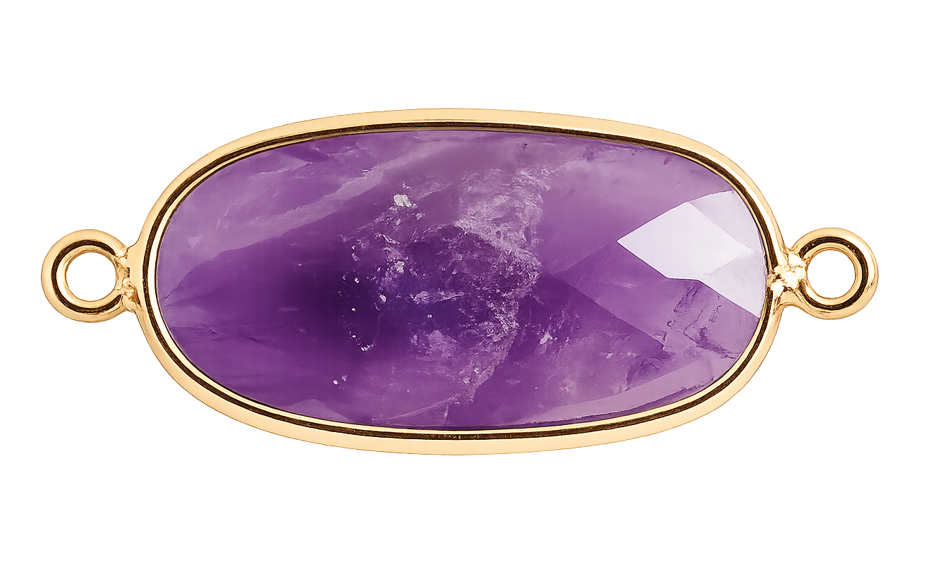 Intercalaire violette dorée