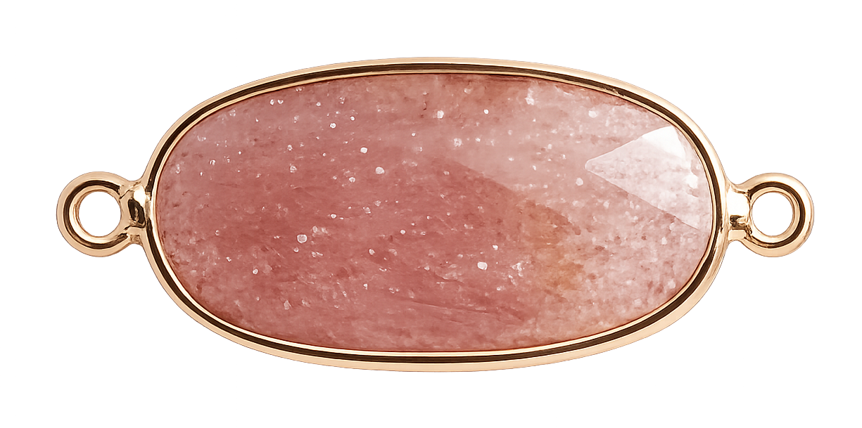 Intercalaire rose dorée