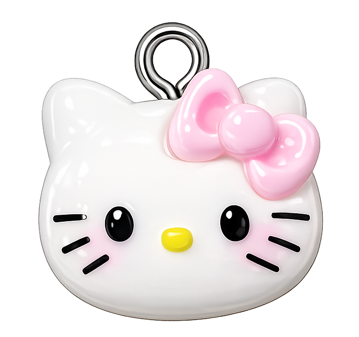 Hello Kitty argentée
