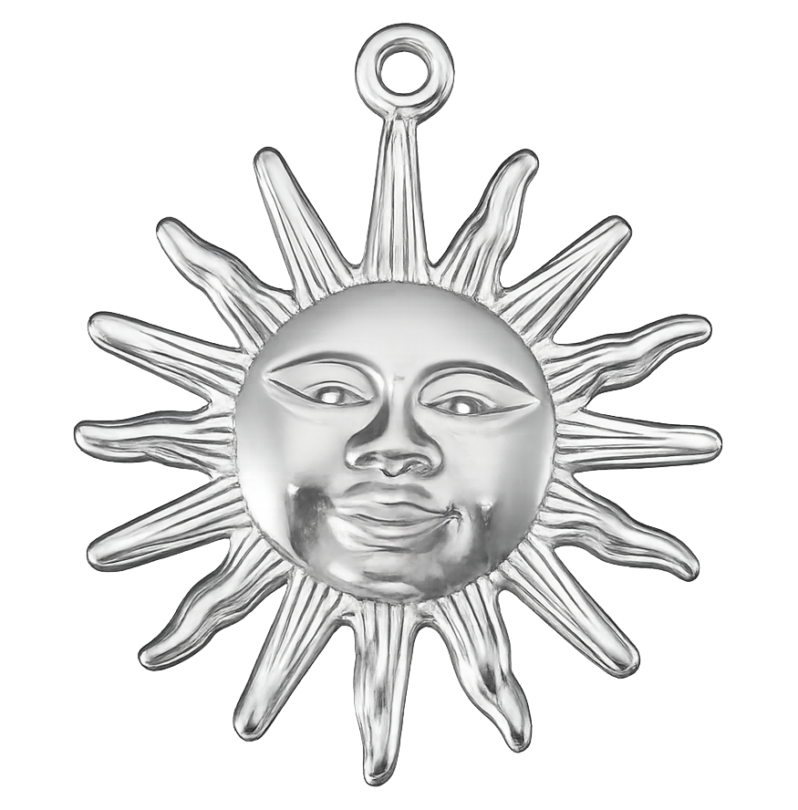 Soleil argentée