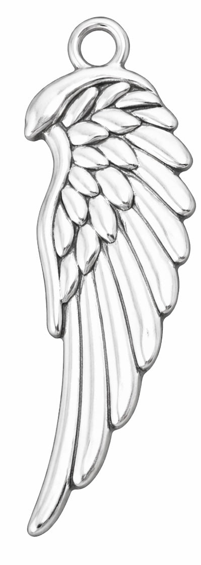 Silver angel wing