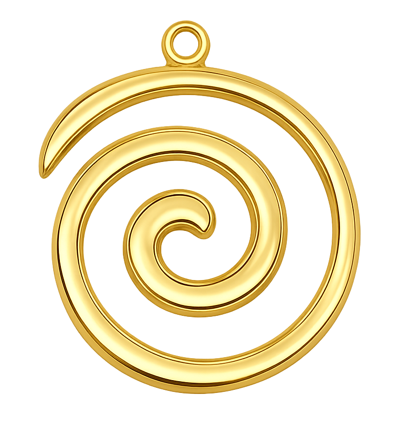 Mini spirale dorée