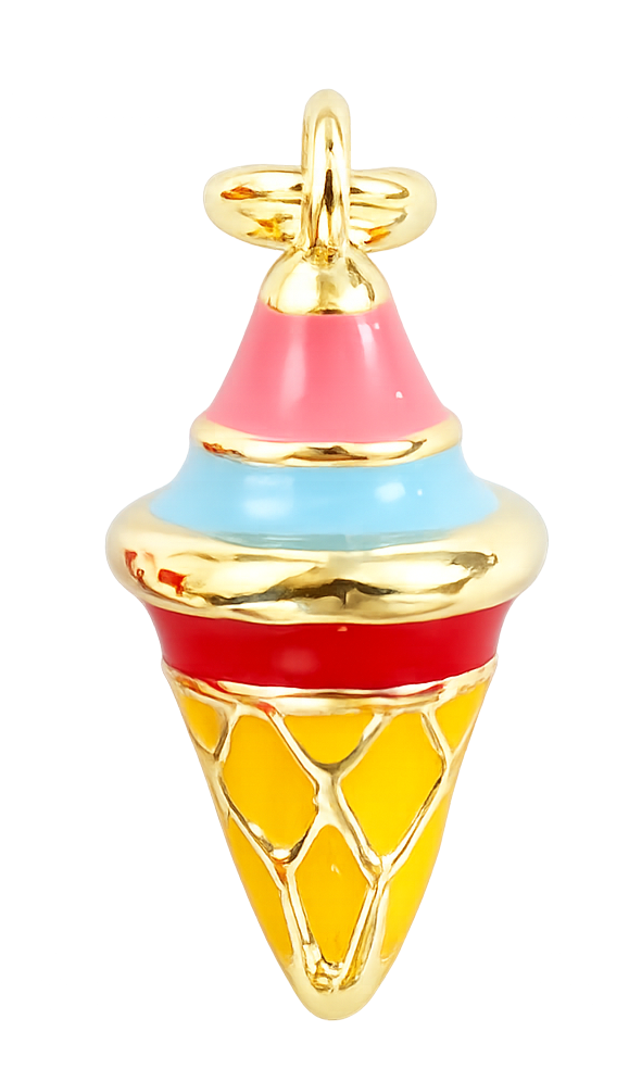 Glace dorée
