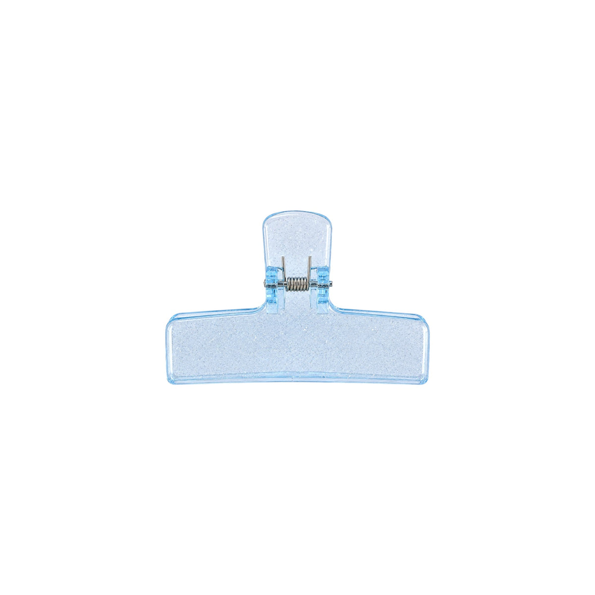 Pince transparente 70mm bleue