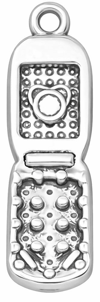 Téléphone argenté