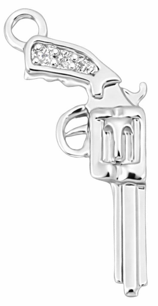Pistolet argenté