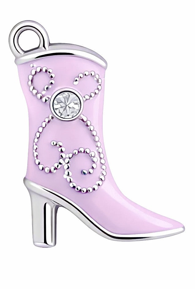Botte rose argentée