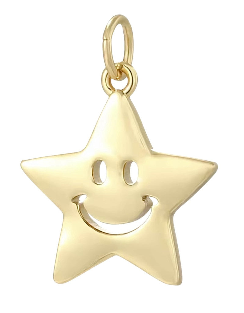 Étoile sourire dorée