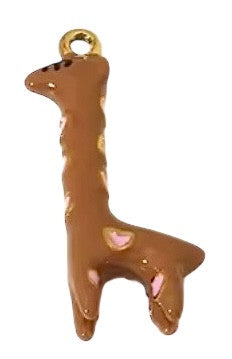 Girafe marron dorée