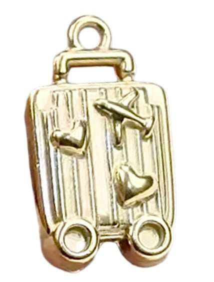 Valise dorée