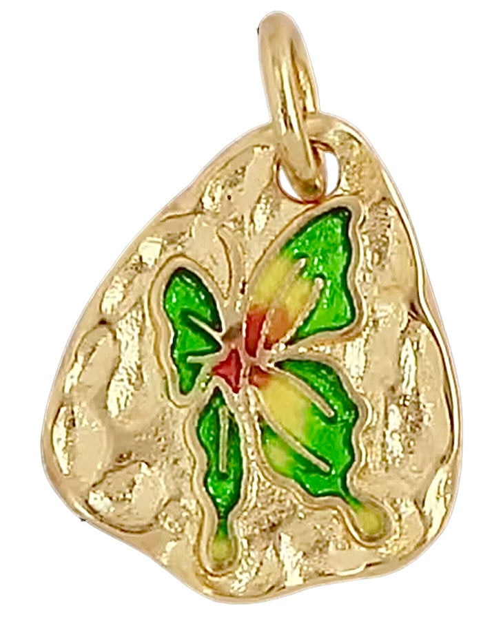 Papillon vert doré
